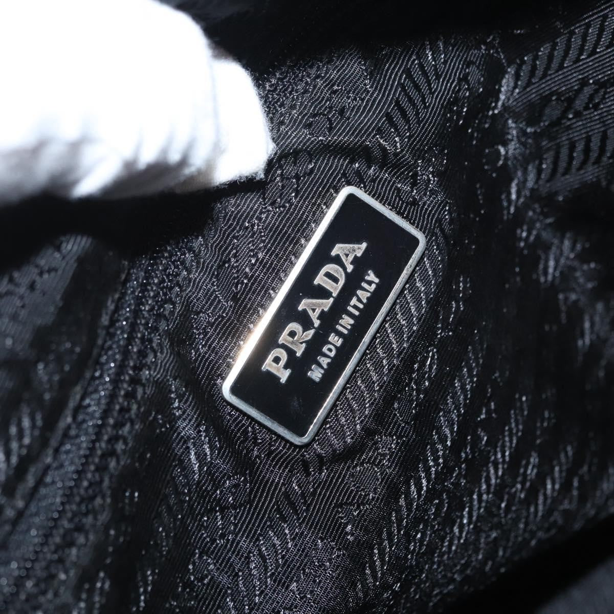 Prada Vintage Zip Tote Tessuto, BLACK, NYLON, Tote bag