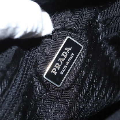 Prada Vintage Zip Tote Tessuto, BLACK, NYLON, Tote bag