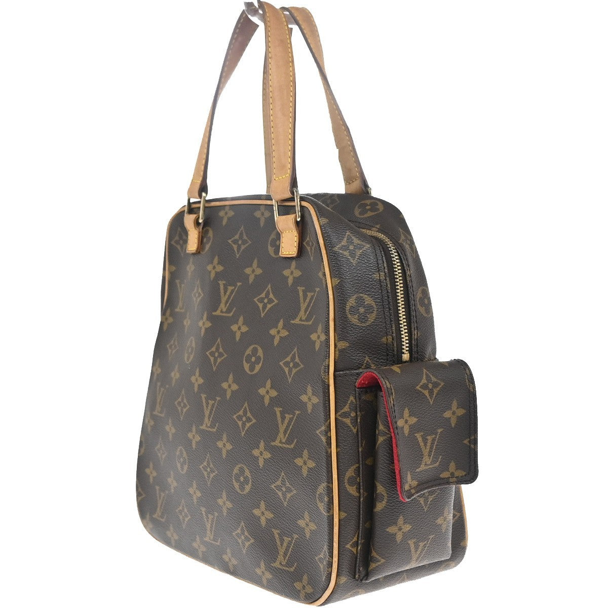 Louis Vuitton Excentri-Cite Handbag Monogram Canvas, BROWN, CANVAS, Handbag