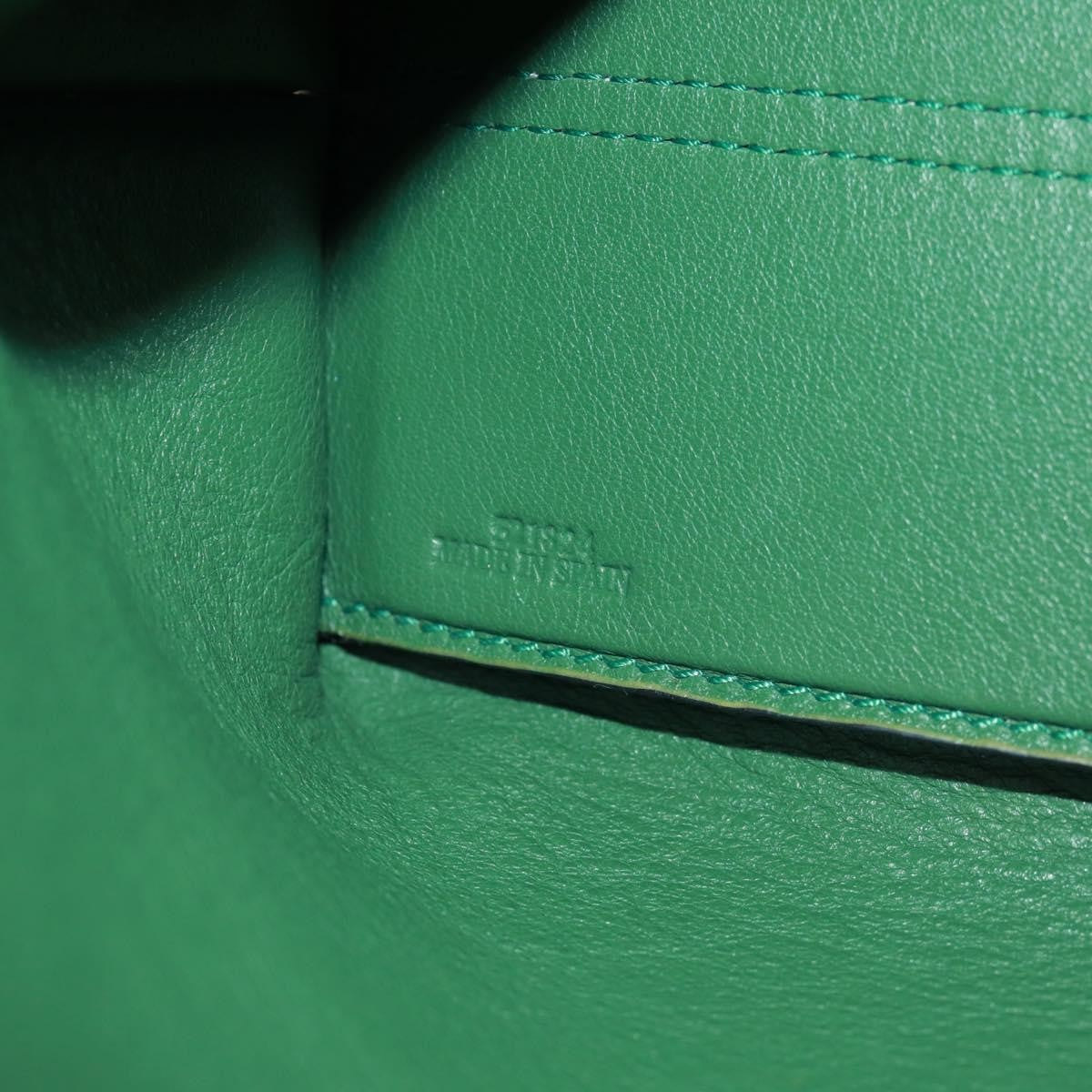Loewe Avenue Crossbody Leather, GREEN, LEATHER, Shoulder bag