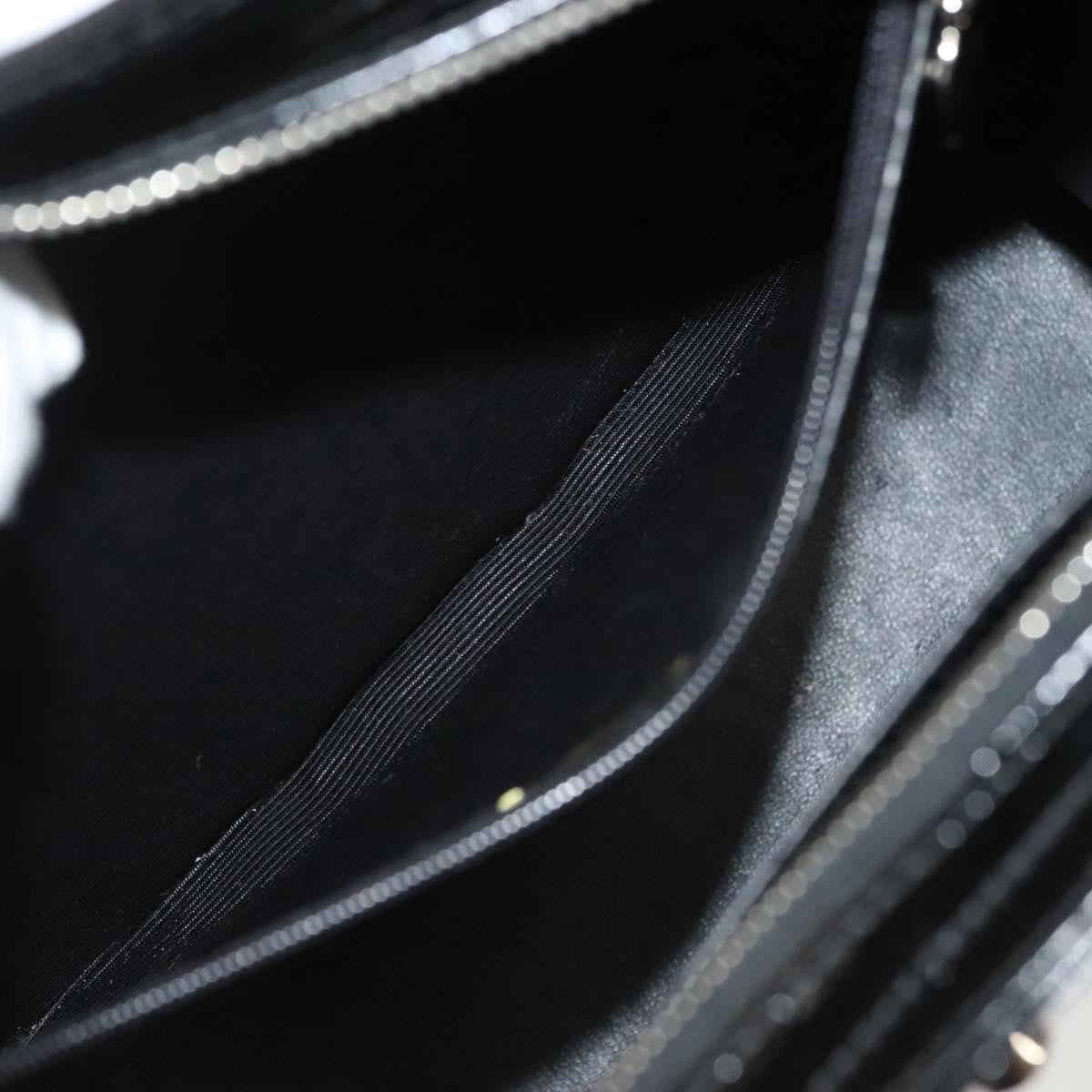 Chanel Vintage CC Lock Pocket Chain Tote Patent, BLACK, PATENT_LEATHER, Handbag