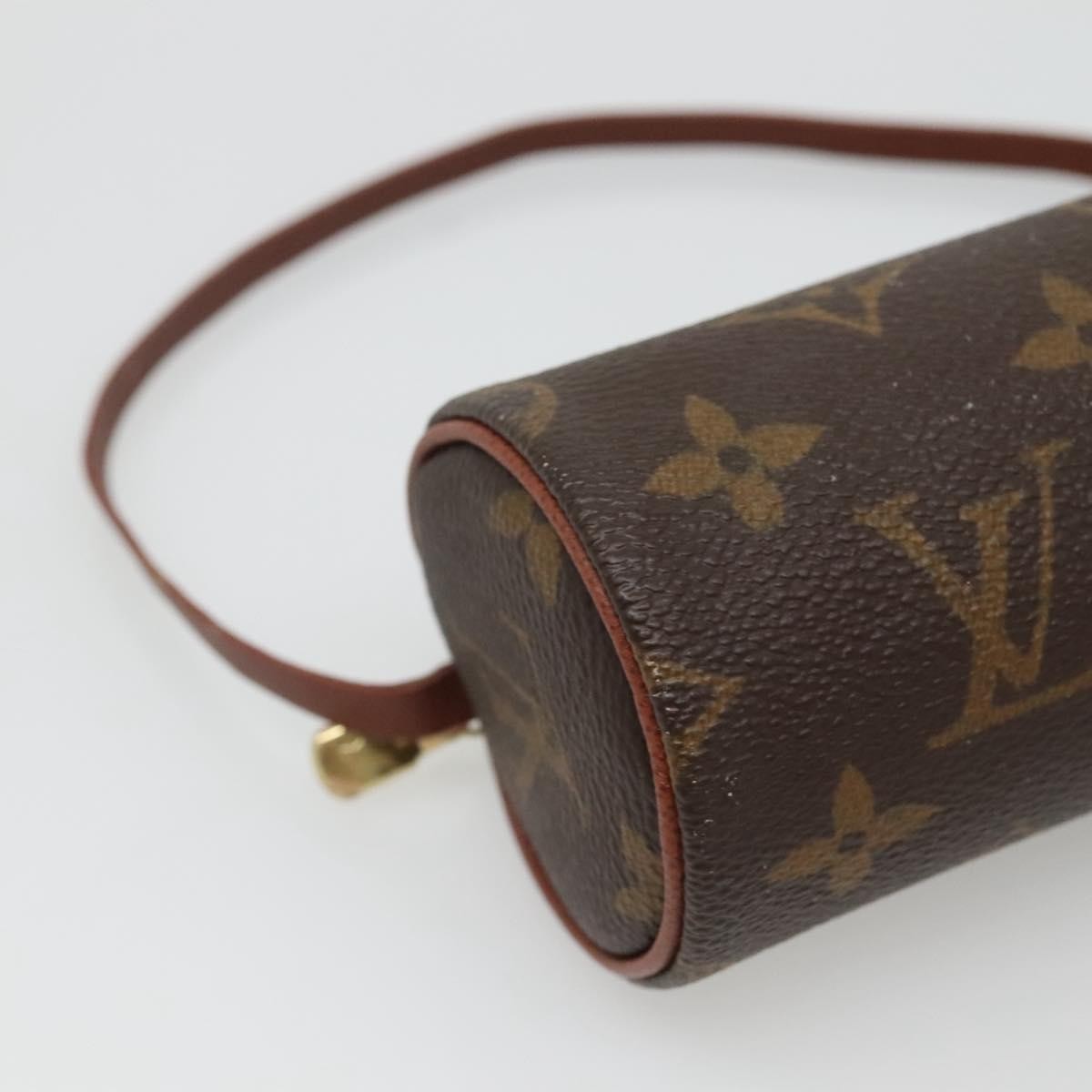 Louis Vuitton Papillon Pochette Monogram Canvas, BROWN, CANVAS, Handbag