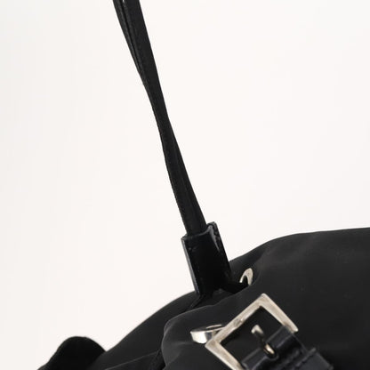 Prada Front Pocket Backpack Tessuto, BLACK, NYLON, Backpack