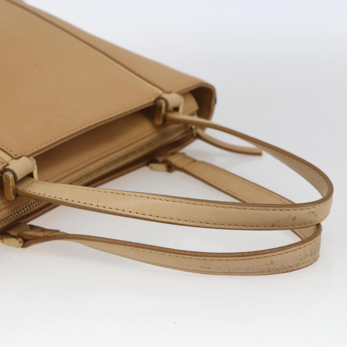 Burberry Vintage Handbag Leather, BEIGE, LEATHER, Handbag