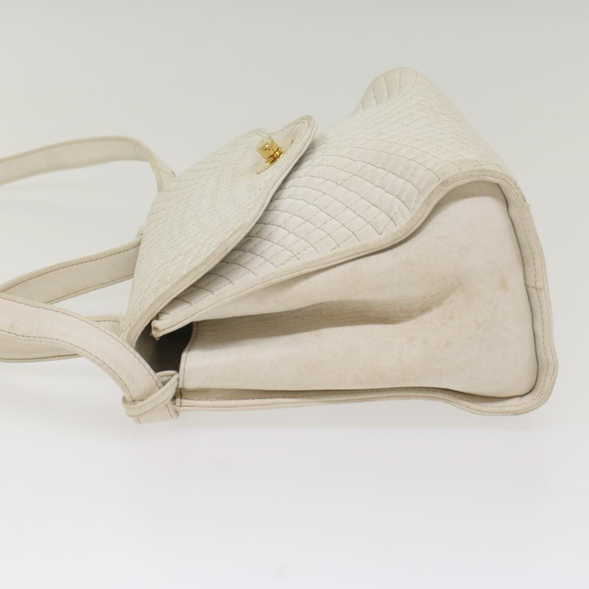 Bally Handbag Leather, WHITE, LEATHER, Handbag