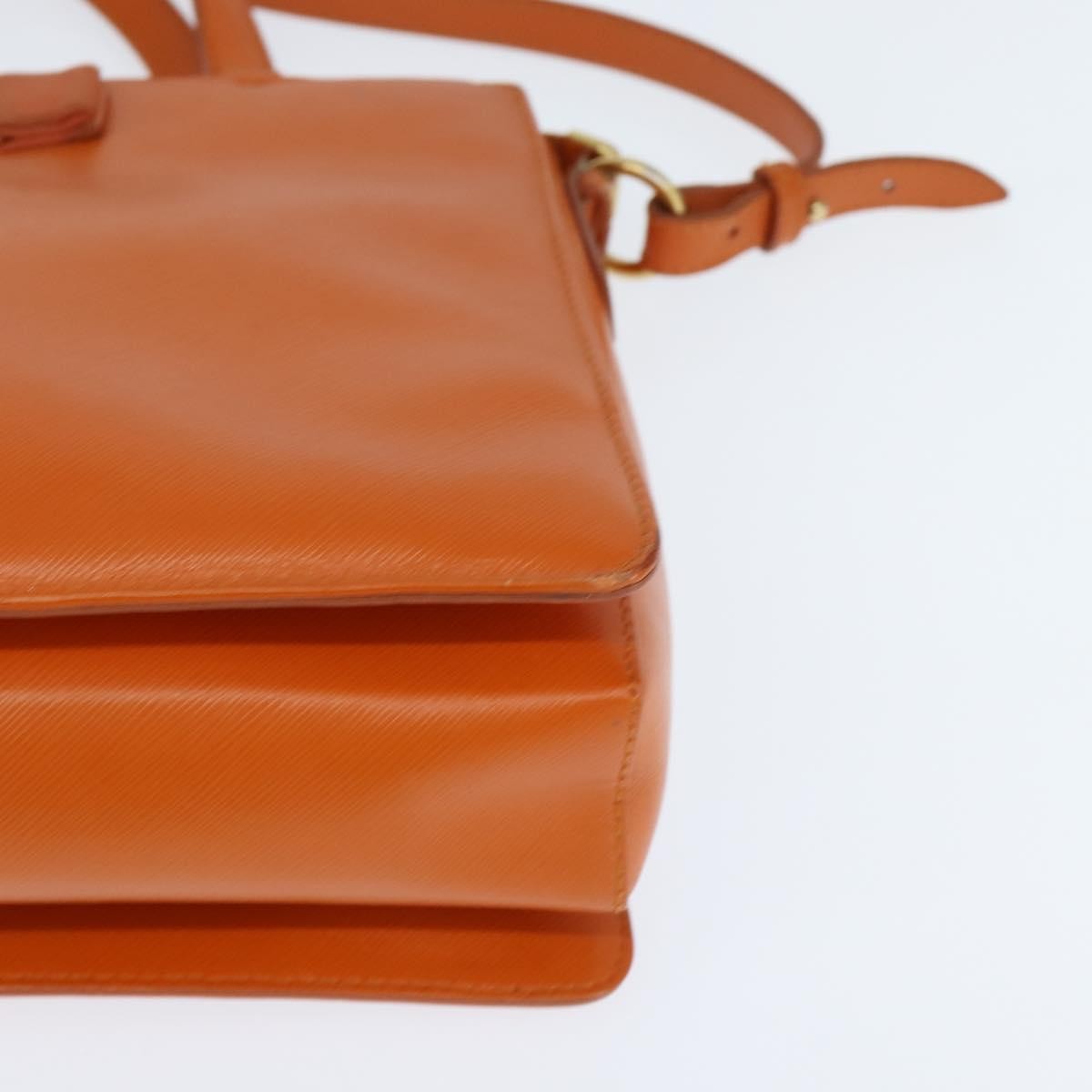 Salvatore Ferragamo Vala tote Leather, ORANGE, LEATHER, Tote bag