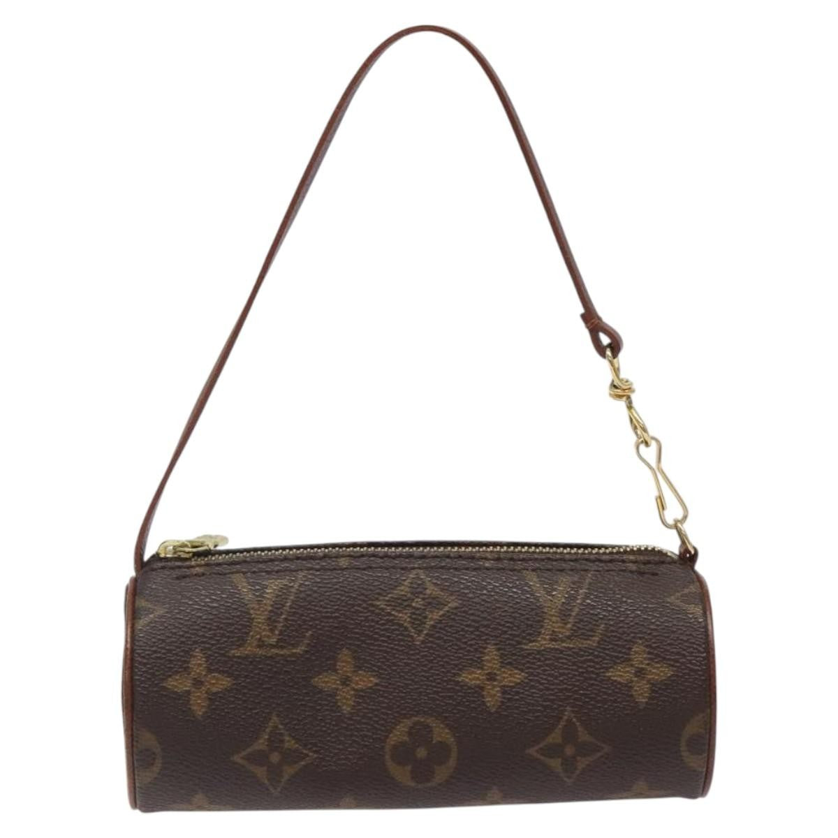 Louis Vuitton Papillon Pochette Monogram Canvas, BROWN, CANVAS, Handbag