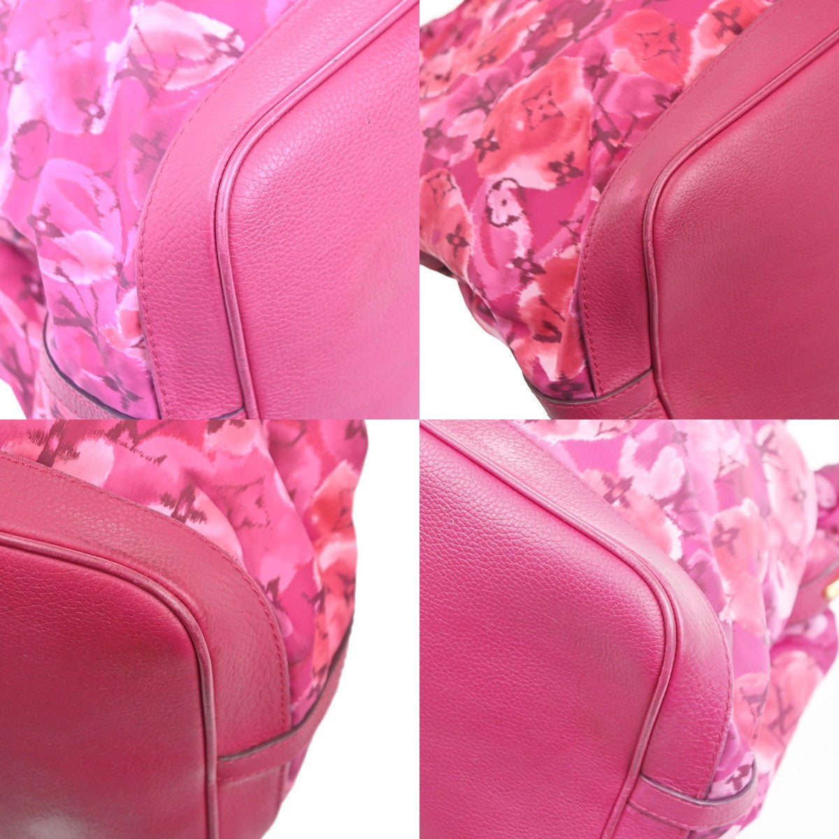 Louis Vuitton Noefull Handbag Ikat Nylon, Pink, Nylon, Shoulder Bag