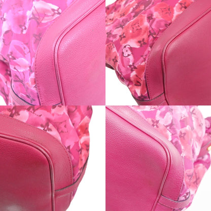 Louis Vuitton Noefull Handbag Ikat Nylon, Pink, Nylon, Shoulder Bag