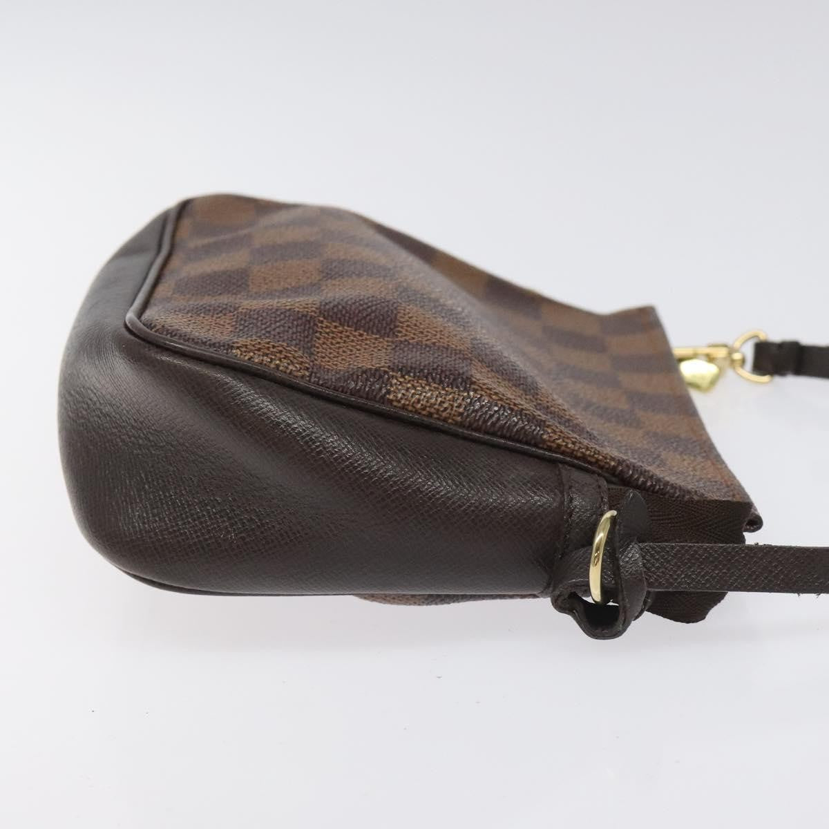 Louis Vuitton Trousse Make Up Bag Damier, BROWN, CANVAS, Clutche & pouche