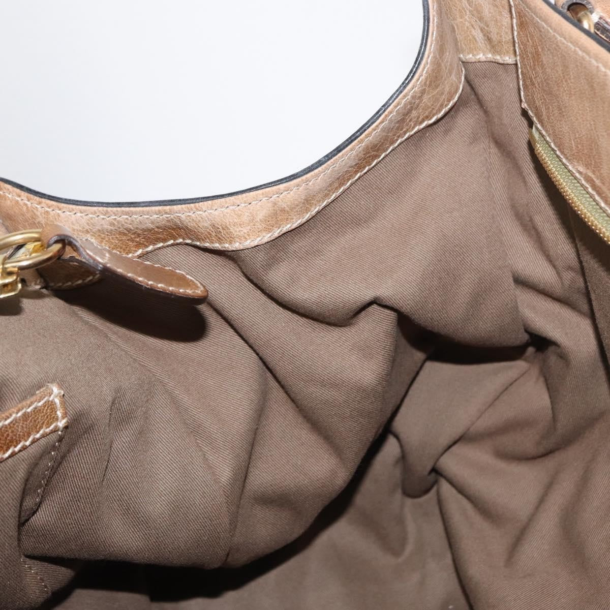 Chloe Harley Handbag Canvas with Leather, BEIGE, CANVAS, Handbag