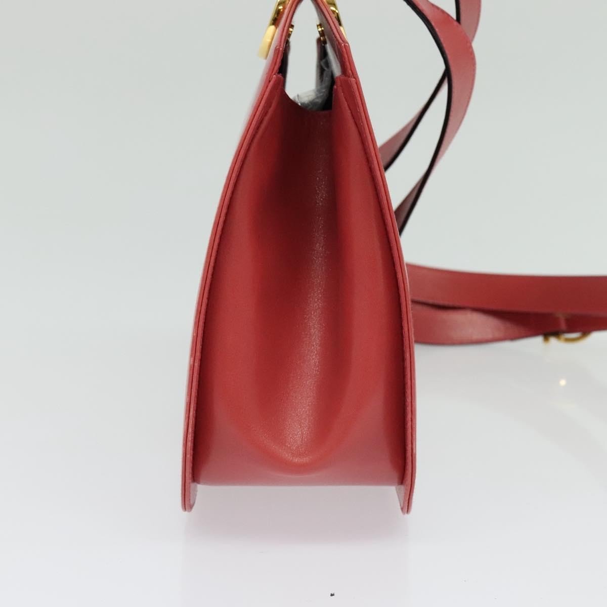 Salvatore Ferragamo Gancini Shoulder Bag Leather, PINK, LEATHER, Shoulder bag