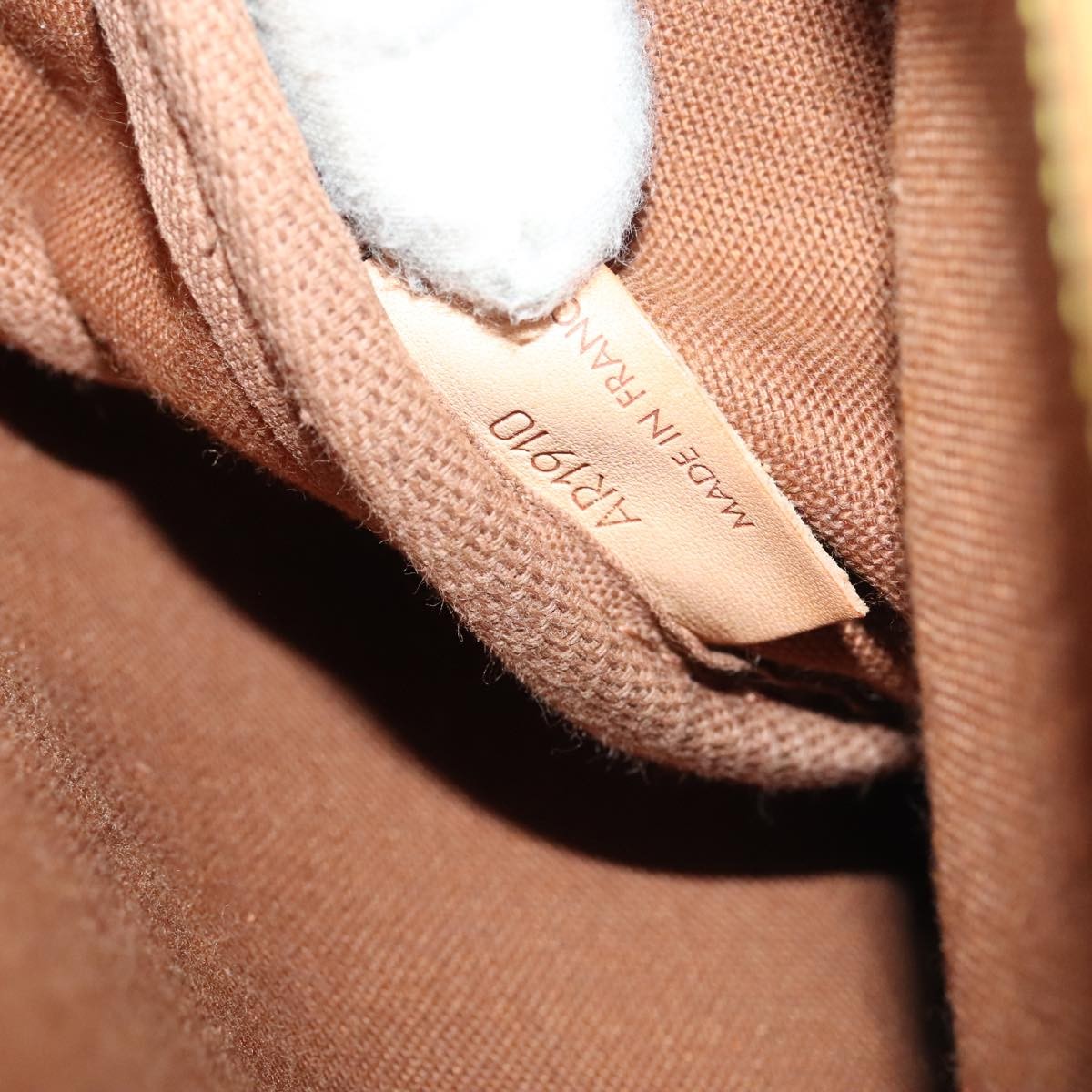 Louis Vuitton Saumur Handbag Monogram Canvas, BROWN, CANVAS, Handbag