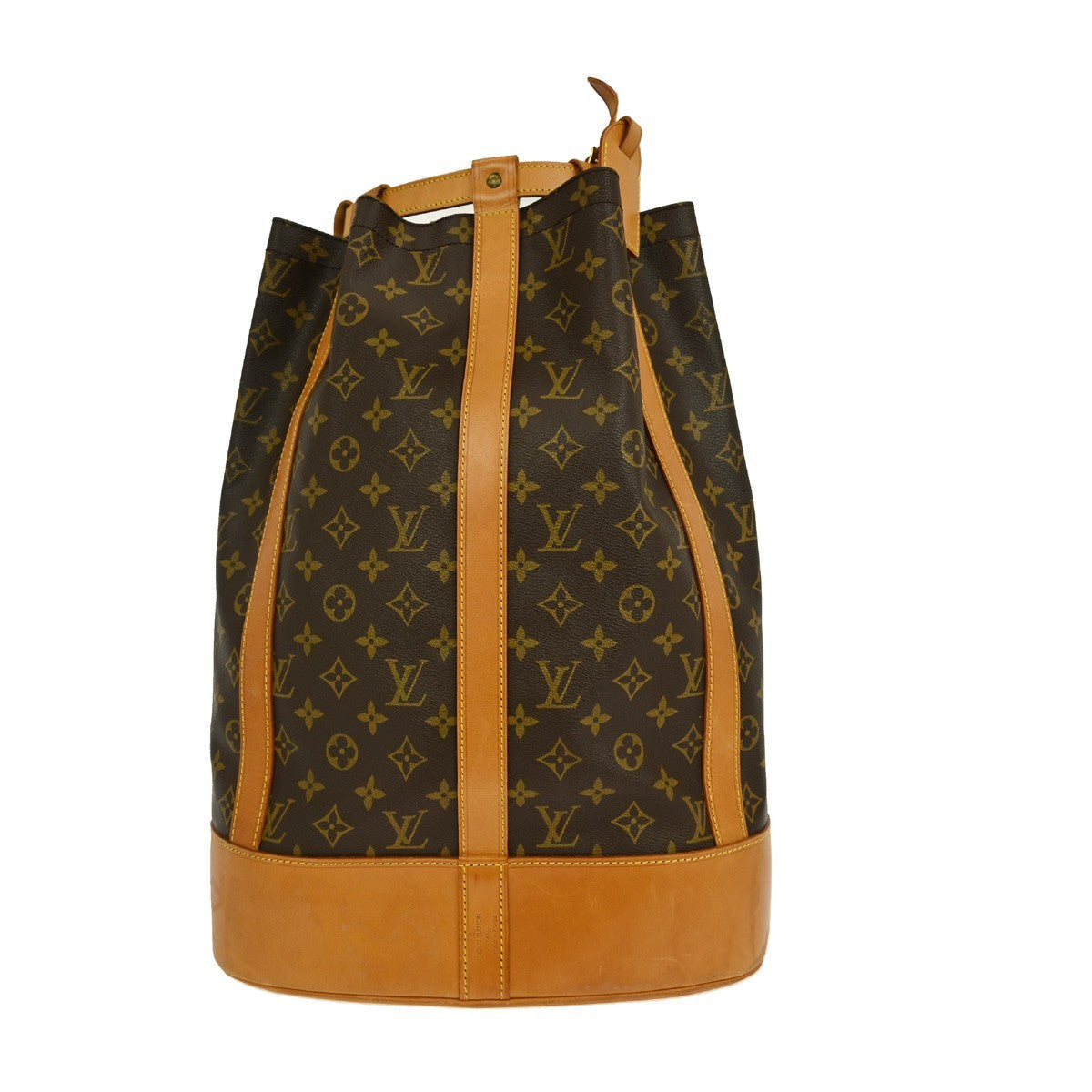 Louis Vuitton Randonnee Backpack Monogram Canvas, BROWN, CANVAS, Shoulder bag