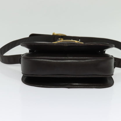 Celine C Sulky Shoulder bag Canvas and Leather, BEIGE, CANVAS, Shoulder bag