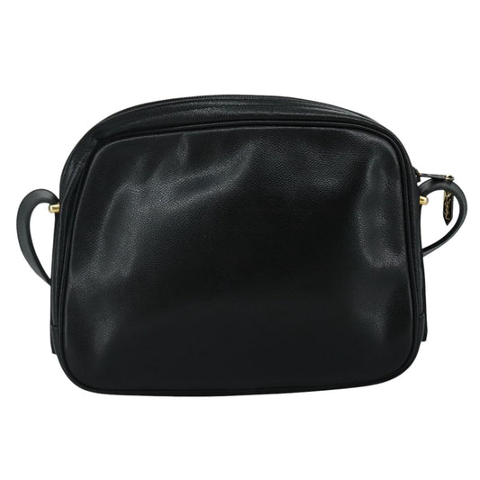 Saint Laurent Vintage Shoulder Bag Leather, BLACK, LEATHER, Shoulder bag