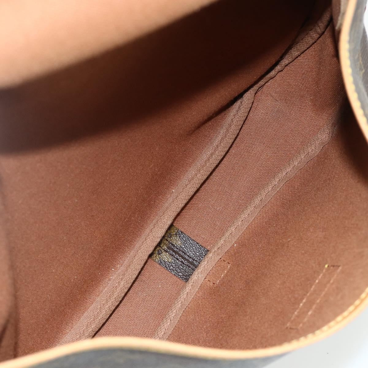 Louis Vuitton Saumur Handbag Monogram Canvas, Brown, Canvas, Shoulder Bag