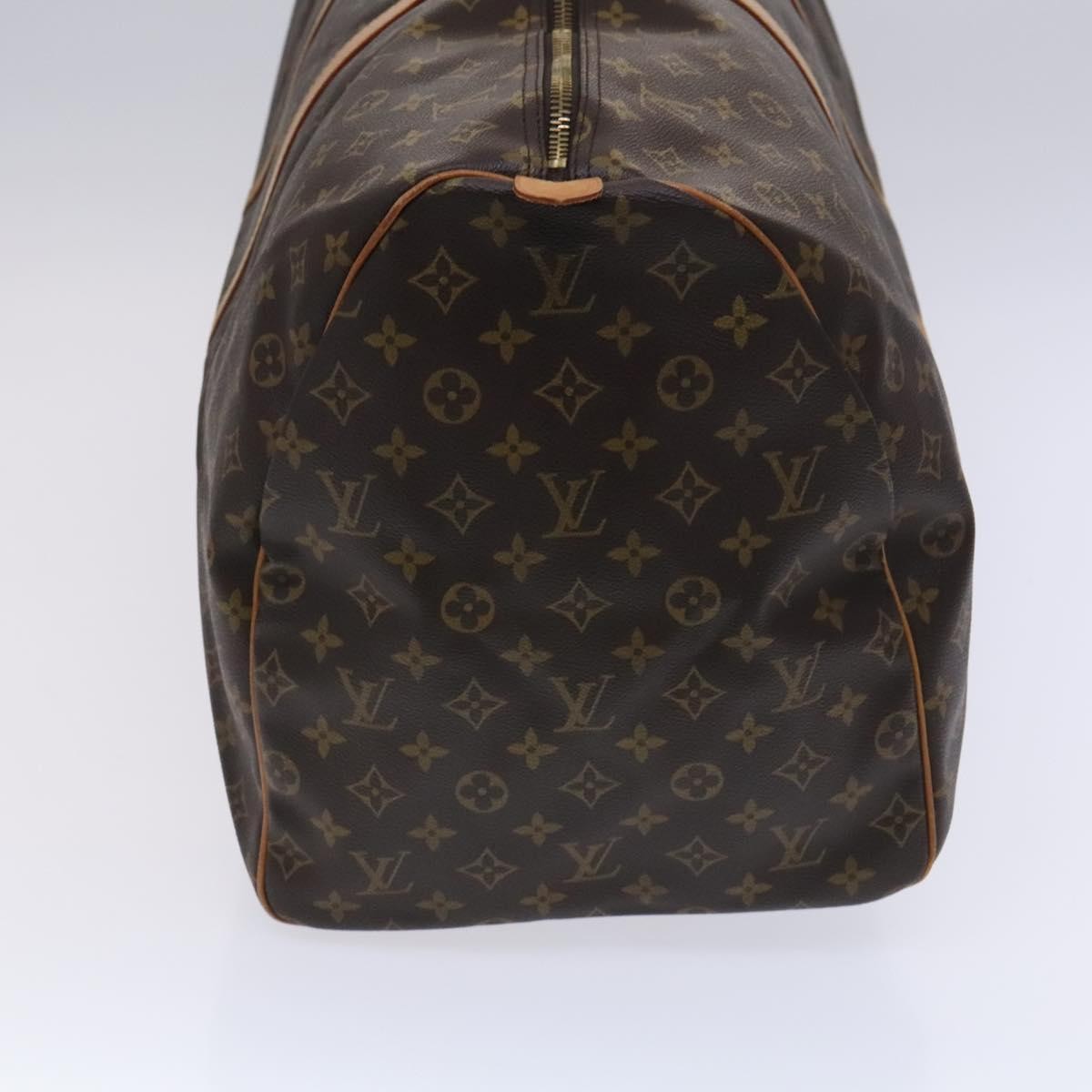 Louis Vuitton Keepall Bag Monogram Canvas, BROWN, CANVAS, Travel bag