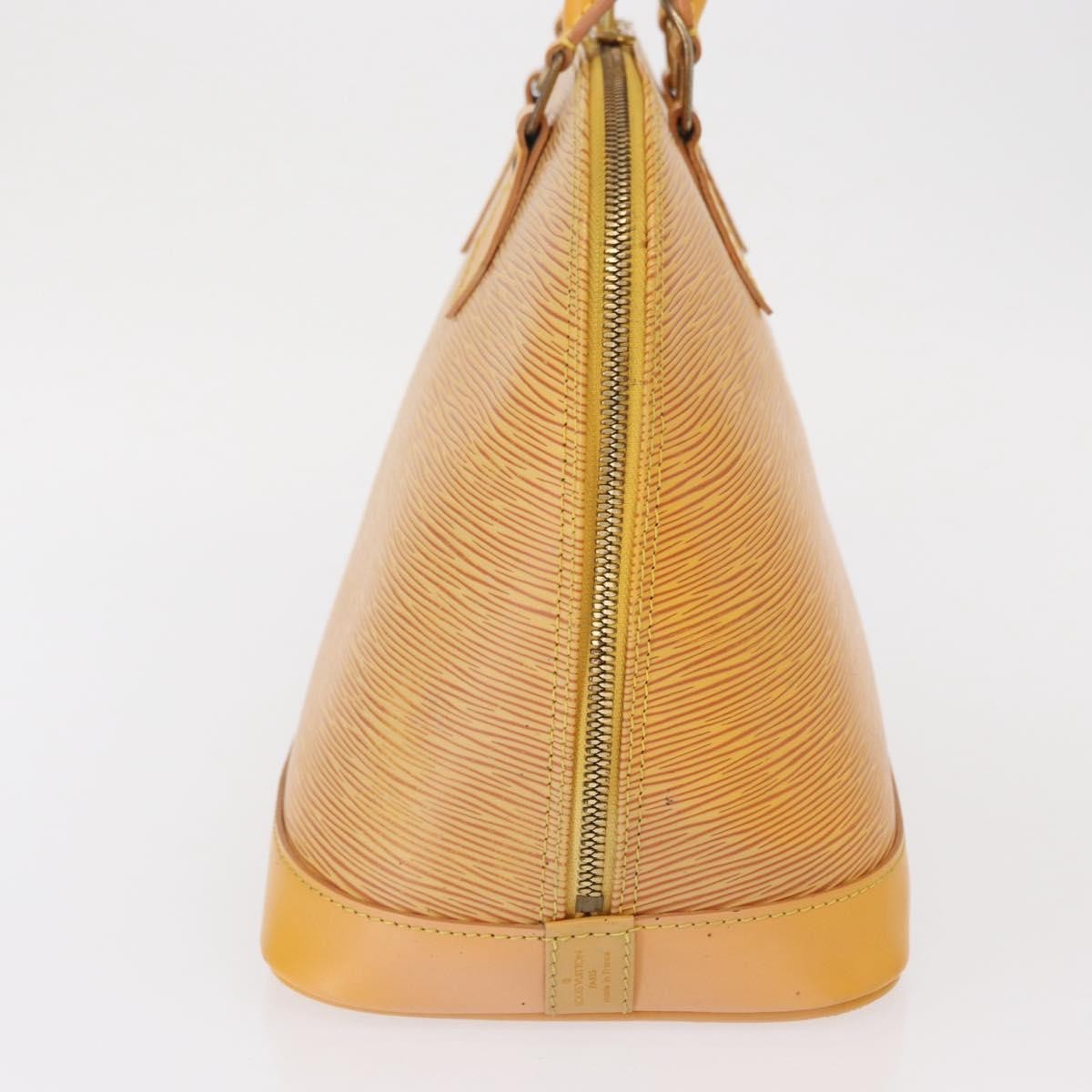 Louis Vuitton Alma Handbag Epi Leather, YELLOW, LEATHER, Handbag