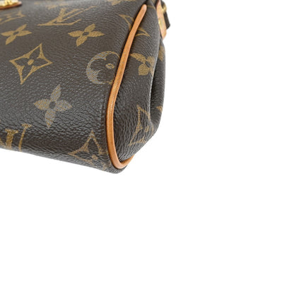 Louis Vuitton Eva Handbag Monogram Canvas, BROWN, CANVAS, Clutche & pouche