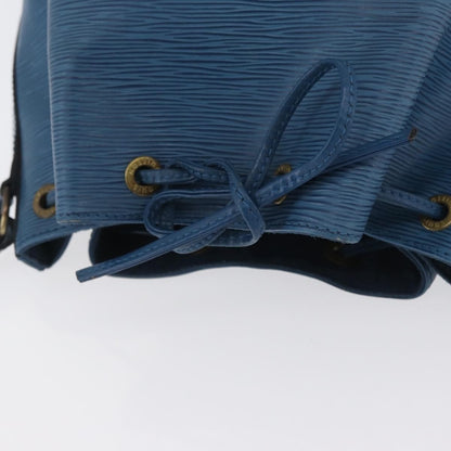 Louis Vuitton Petit Noe Handbag Epi Leather, Blue, Leather, Shoulder Bag