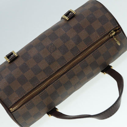 Louis Vuitton Papillon Handbag Damier, BROWN, CANVAS, Handbag
