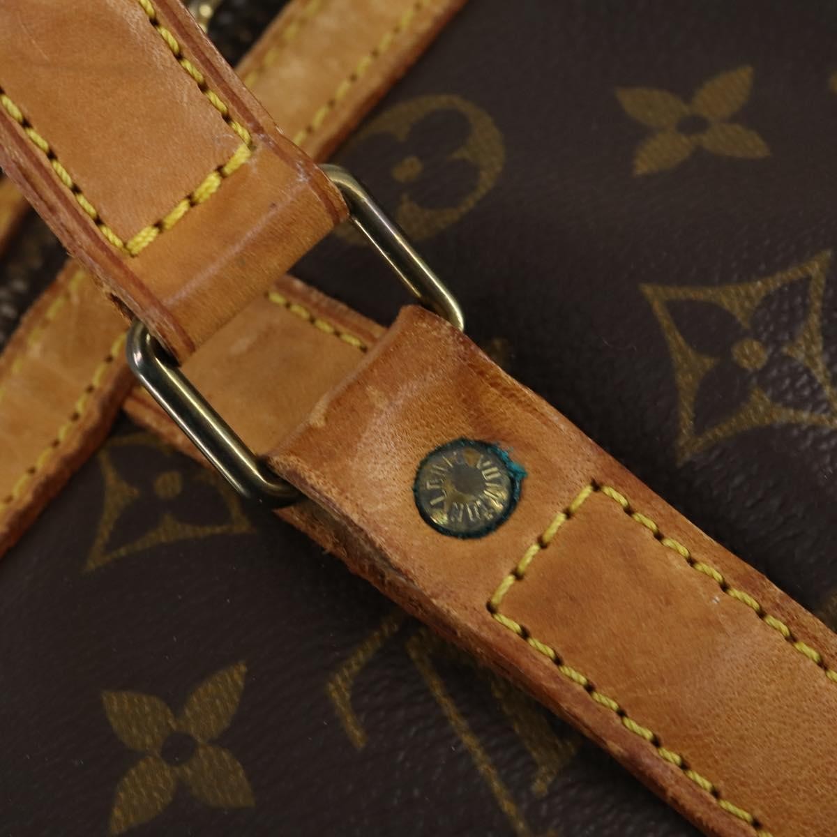 Louis Vuitton Sac Souple Handbag Monogram Canvas, BROWN, CANVAS, Travel bag