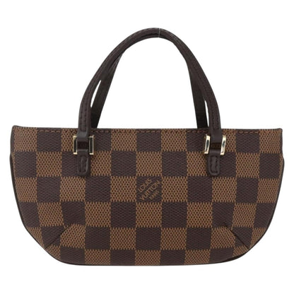 Louis Vuitton Manosque Pochette Damier, BROWN, CANVAS, Clutche & pouche