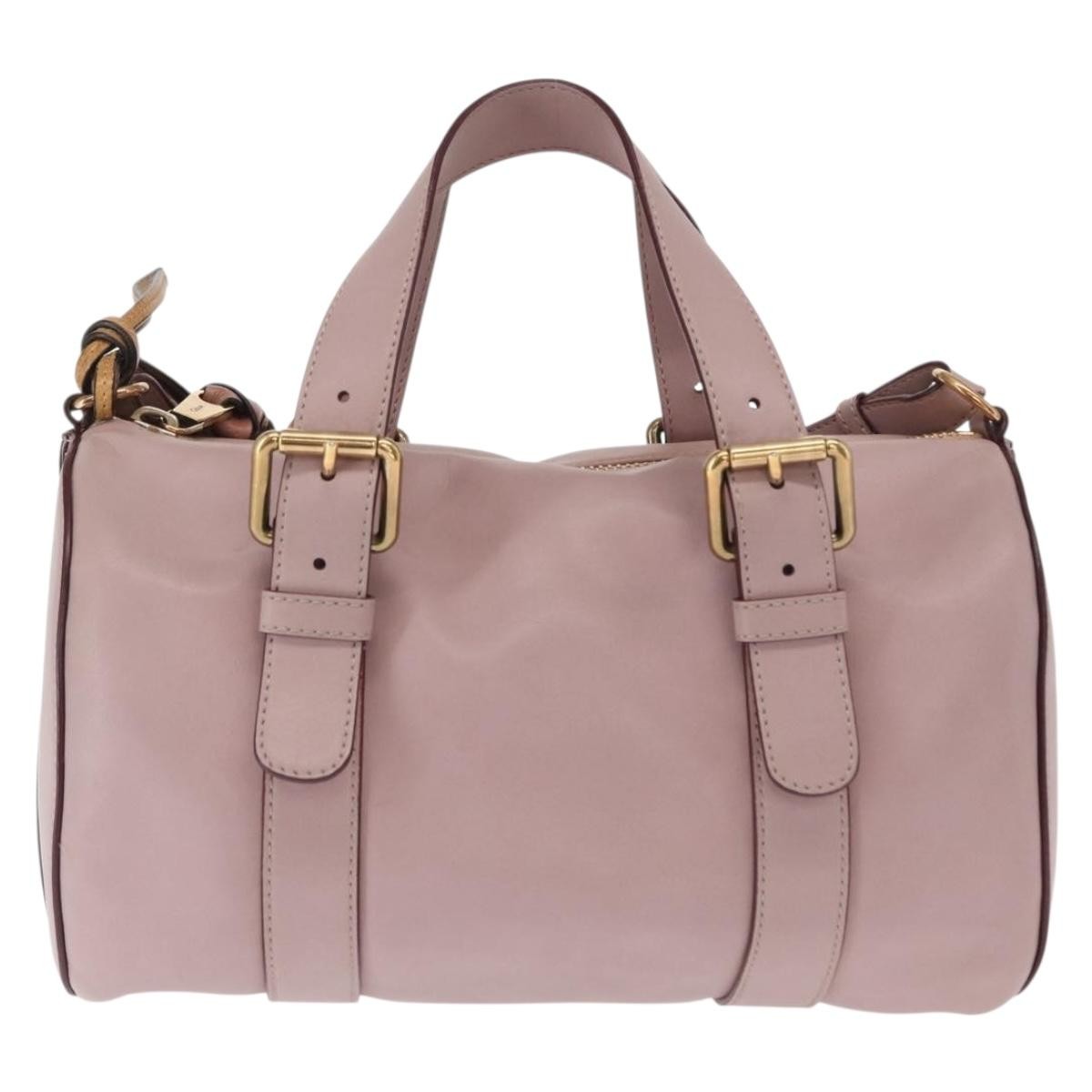 Chloe Vintage handbag Leather, PINK, LEATHER, Handbag