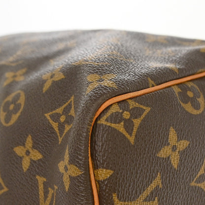 Louis Vuitton Speedy Handbag Monogram Canvas, Brown, Canvas, Handbag