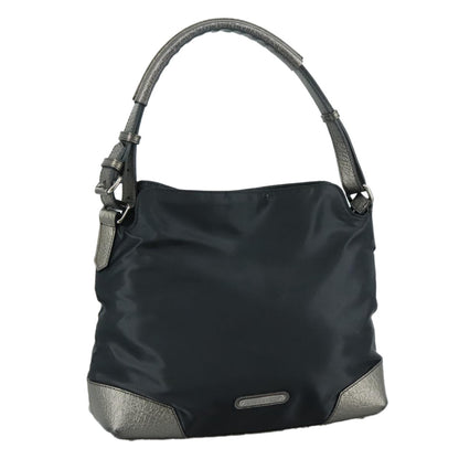 Burberry Vintage Shoulder Bag Nylon, BLACK, NYLON, Shoulder bag