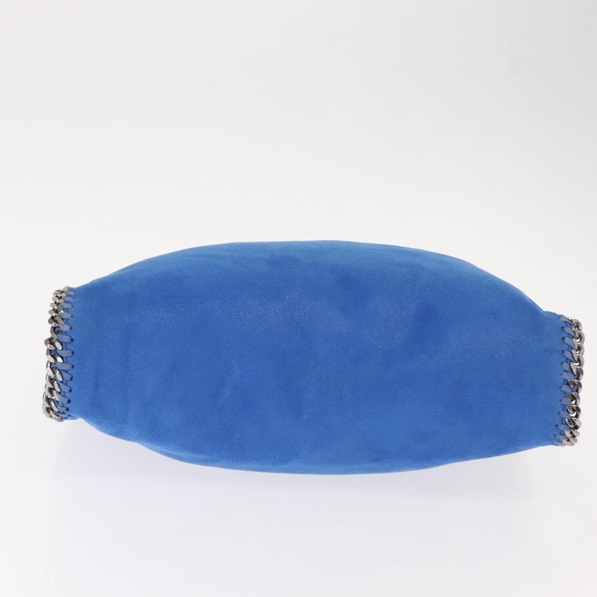 Stella McCartney Falabella Tote Shaggy Deer, BLUE, POLYESTER, Tote bag