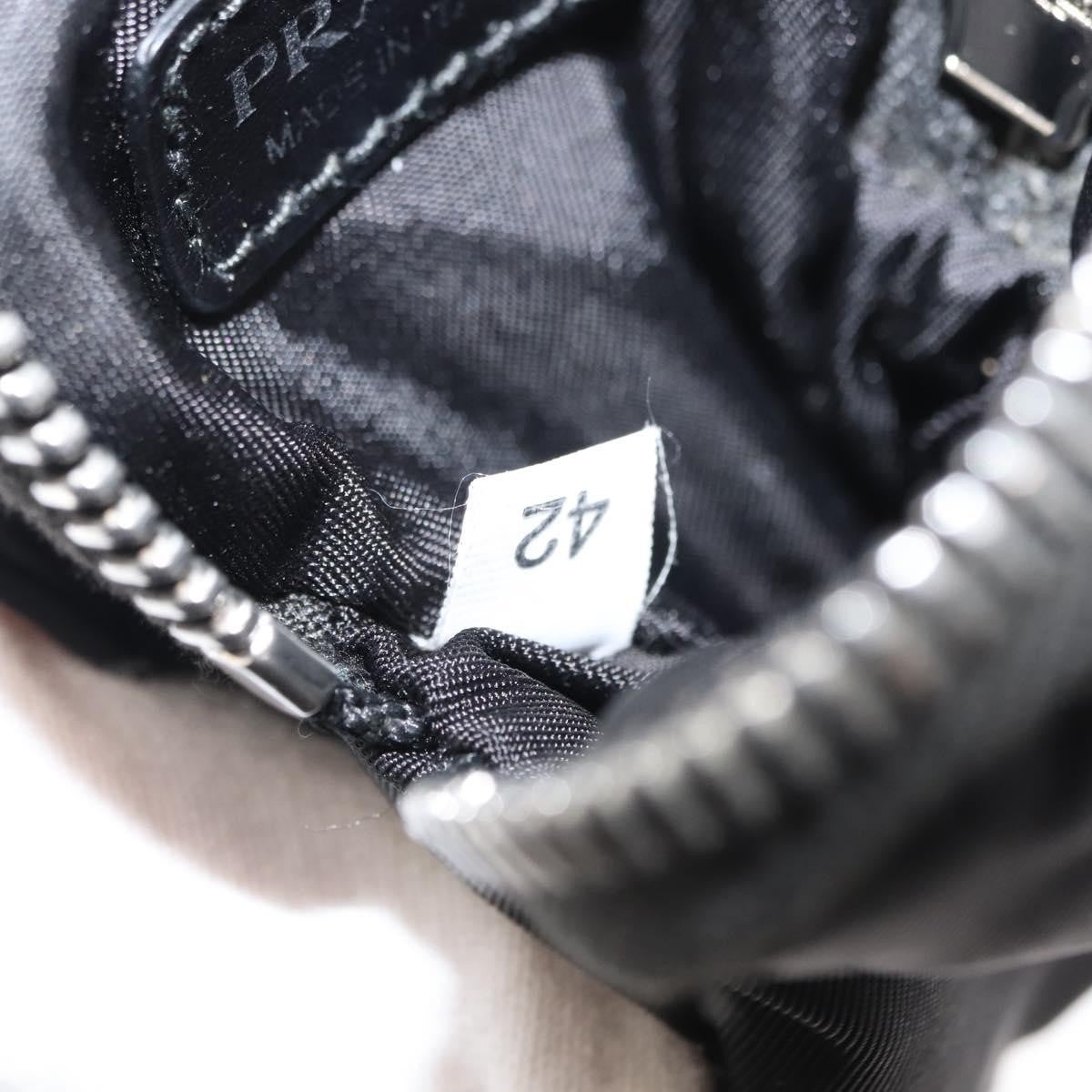 Prada Cargo Phone Holder Crossbody Bag Tessuto, BLACK, NYLON, Crossbody bag