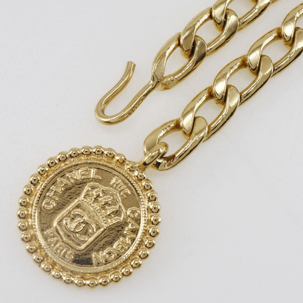Chanel Vintage Medallion Chain Belt Metal, GOLD, GOLD_PLATED, Belts