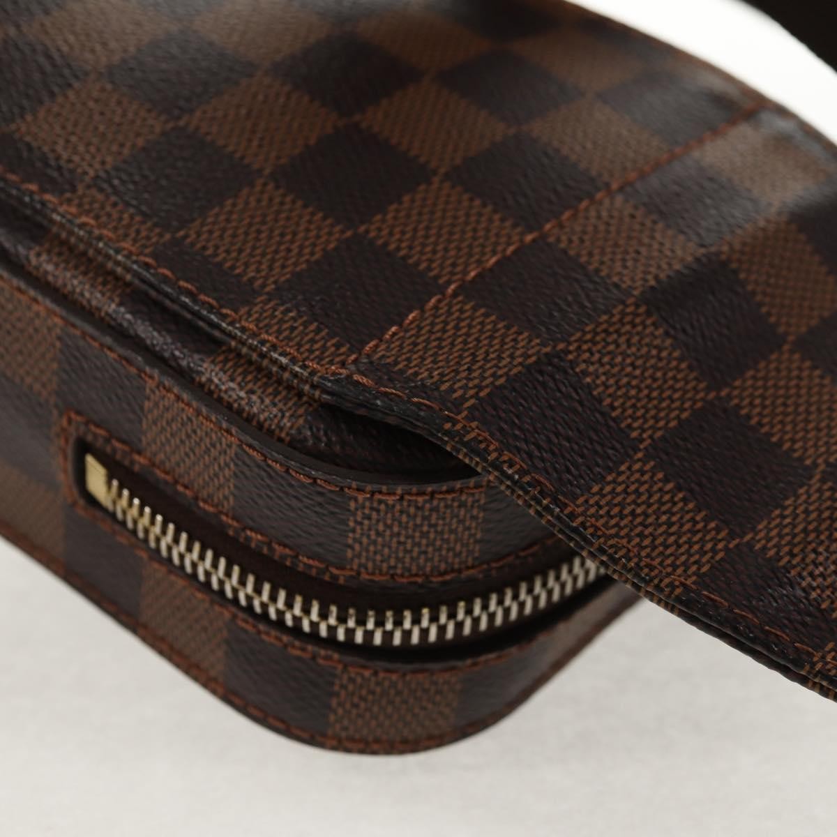 Louis Vuitton Geronimos Waist Bag Damier, BROWN, CANVAS, Travel bag