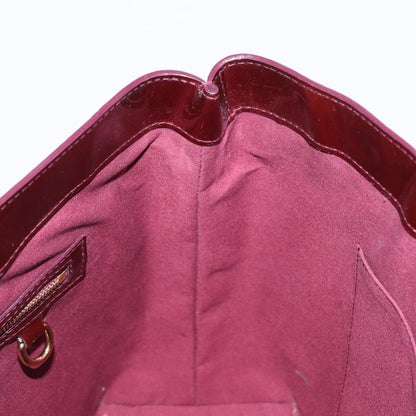 Louis Vuitton Wilshire Handbag Monogram Vernis, RED, PATENT_LEATHER, Tote bag