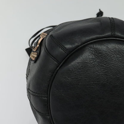 Balenciaga Pom Pon Giant Studs Bag Leather, BLACK, LEATHER, Handbag
