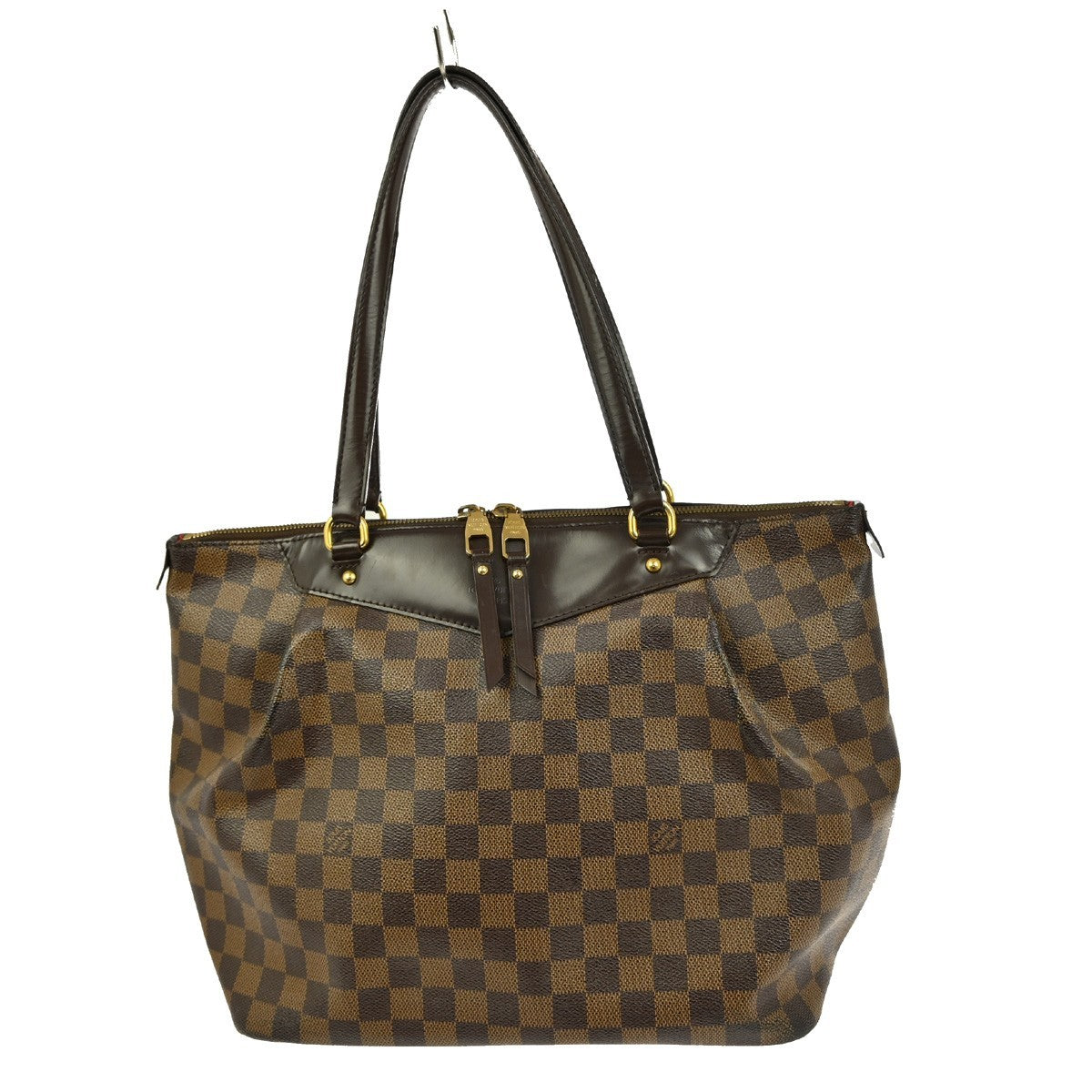 Louis Vuitton Westminster Handbag Damier, BROWN, CANVAS, Shoulder bag