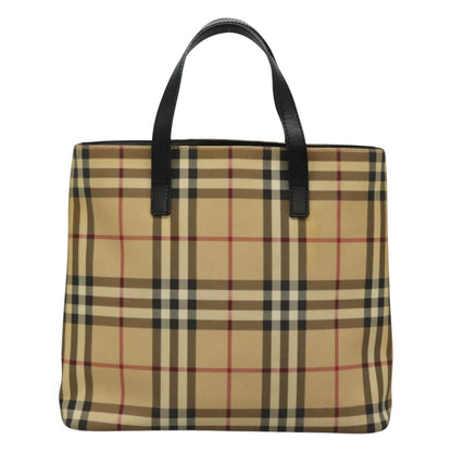 Burberry Nova Check Tote canvas check pattern, BEIGE, CANVAS, Tote bag