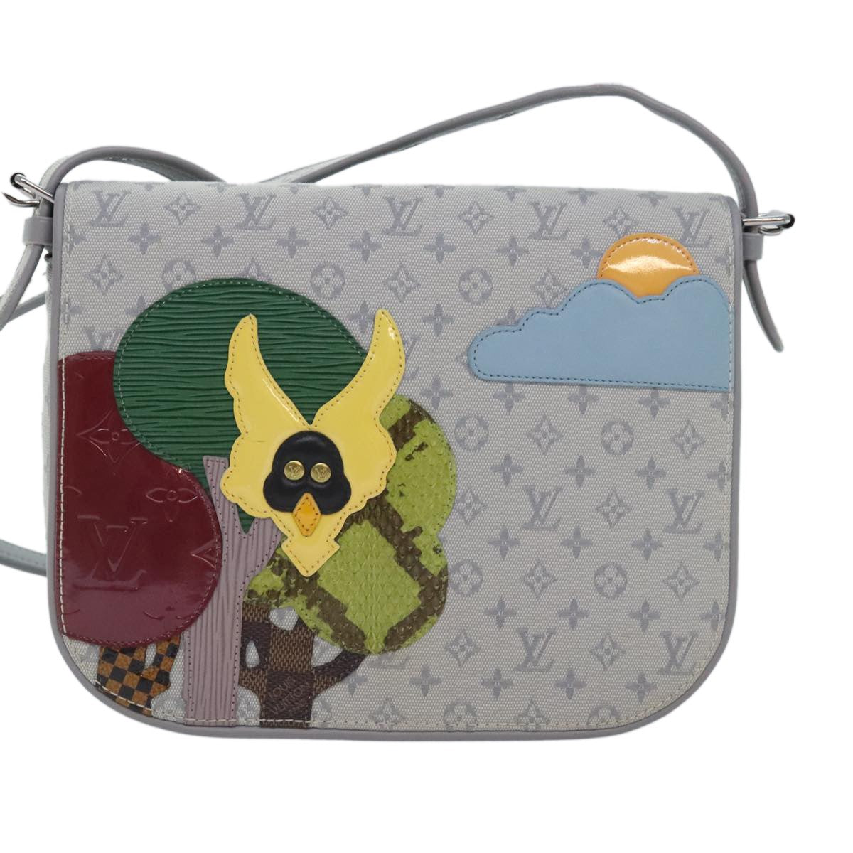 Louis Vuitton Conte de Fees Musette Shoulder Bag Monogram Patchwork, GRAY, CANVAS, Shoulder bag