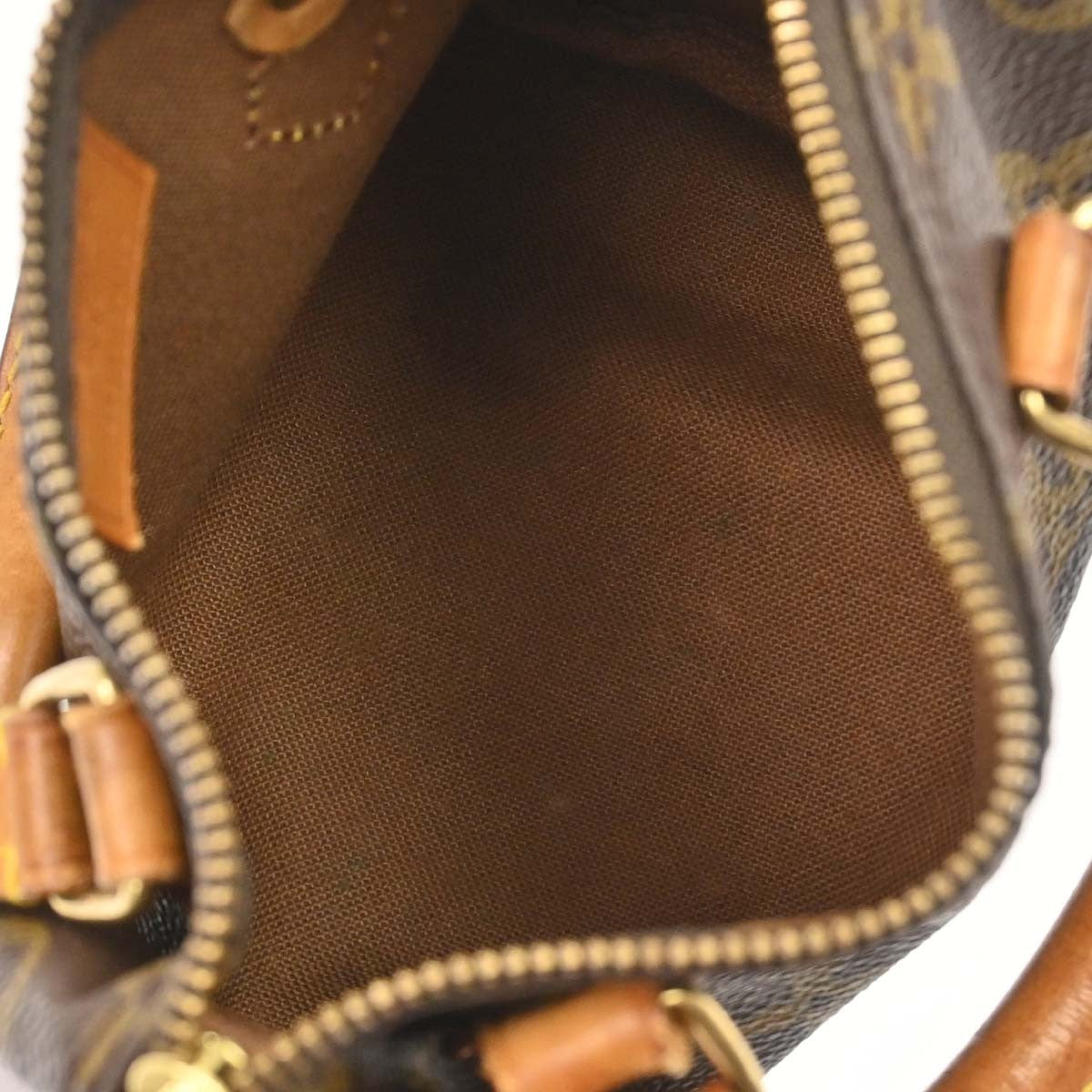 Louis Vuitton Speedy Mini HL Handbag Monogram Canvas, Brown, Canvas, Handbag