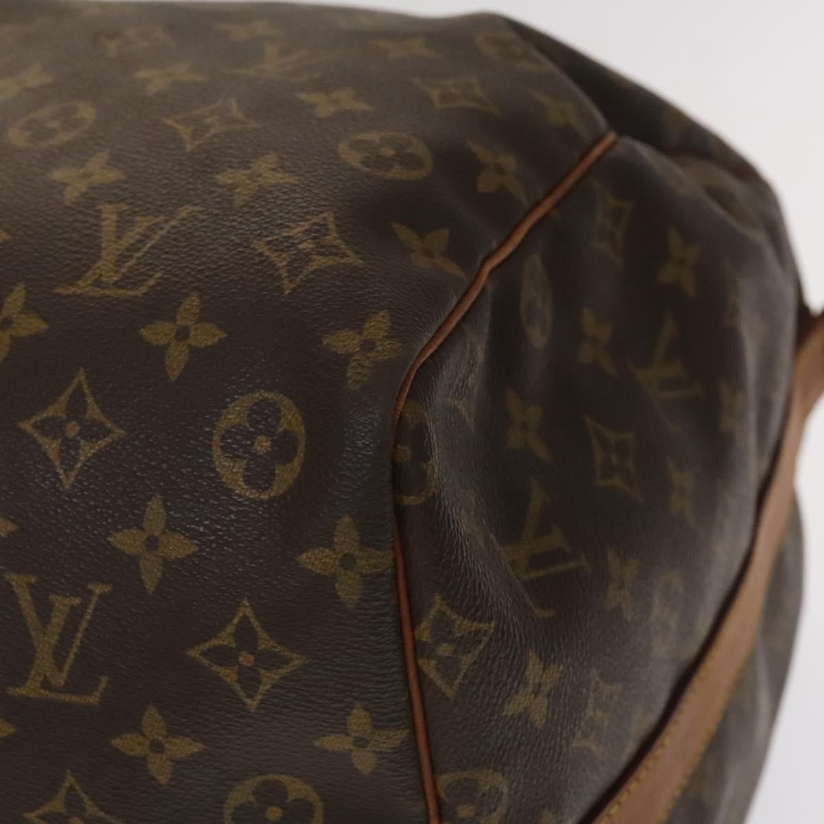 Louis Vuitton Keepall Bandouliere Bag Monogram Canvas, BROWN, CANVAS, Travel bag