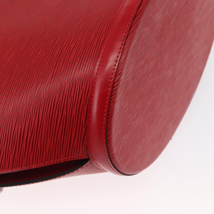 Louis Vuitton Saint Jacques Handbag Epi Leather, RED, LEATHER, Shoulder bag