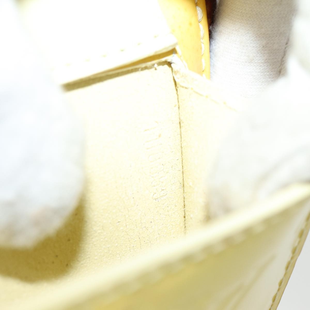 Louis Vuitton Thompson Street Handbag Monogram Vernis, YELLOW, PATENT_LEATHER, Clutche & pouche