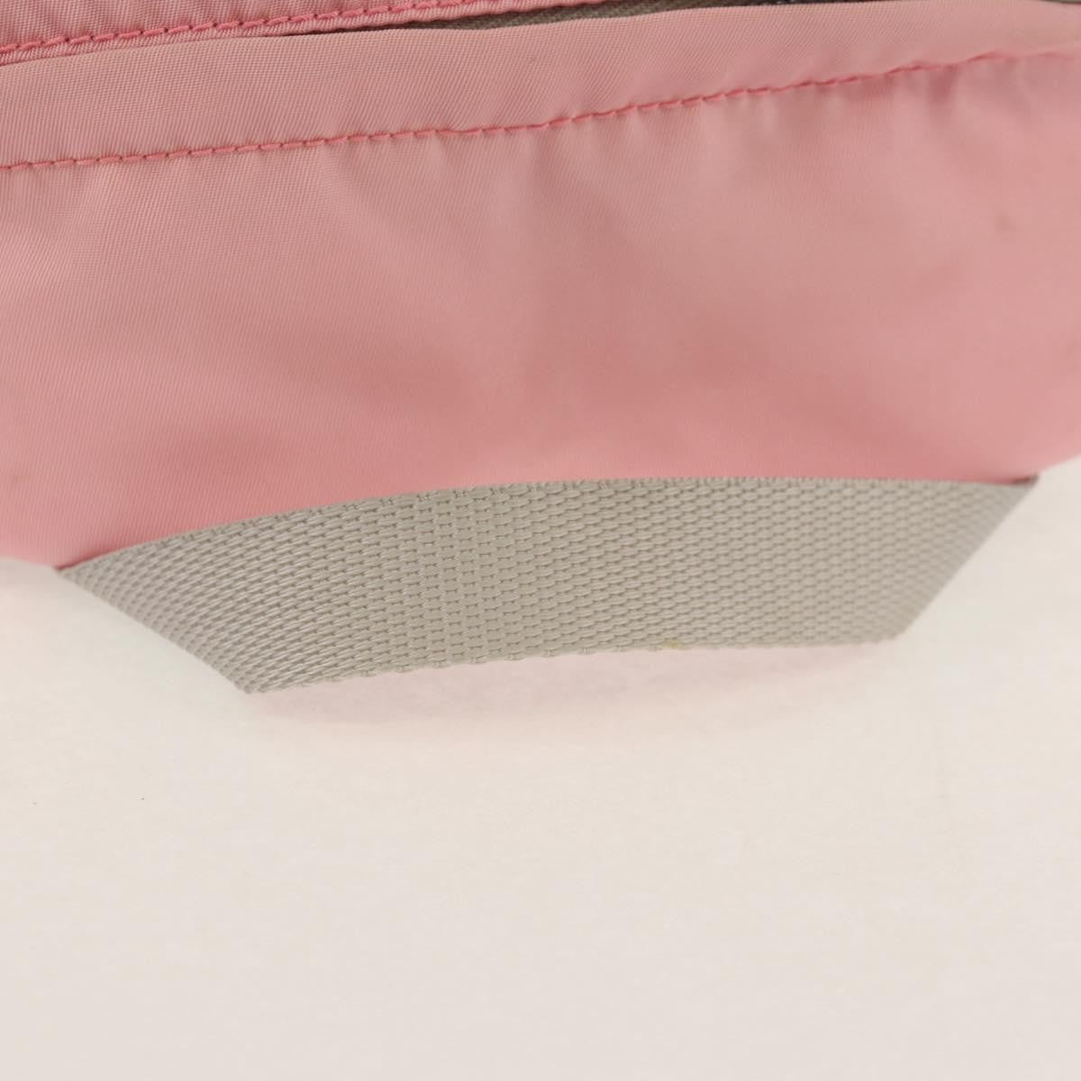 Prada Double Buckle Backpack Tessuto, Pink, Nylon, Backpack