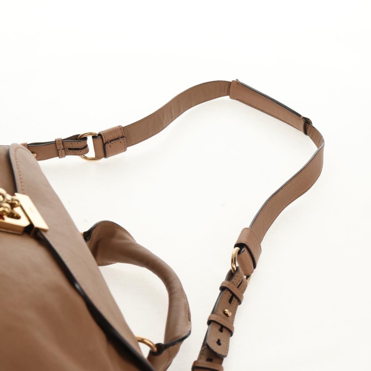 Chloe Elsie Convertible Satchel Leather, BEIGE, LEATHER, Handbag
