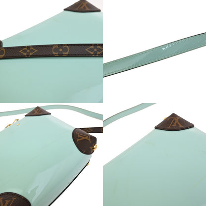 Louis Vuitton Venice Handbag Vernis with Monogram Canvas, GREEN, PATENT_LEATHER, Shoulder bag
