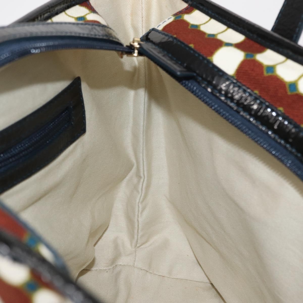 Bally Vintage Handbag Canvas, Brown, Canvas, Handbag
