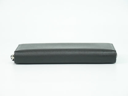 Prada Saffiano Wallet Leather, Black, Leather, Wallet