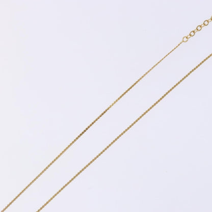 Christian Dior CD Round Pendant Necklace Metal, GOLD, METAL, Necklace